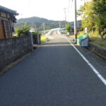 西側道路 西側道路